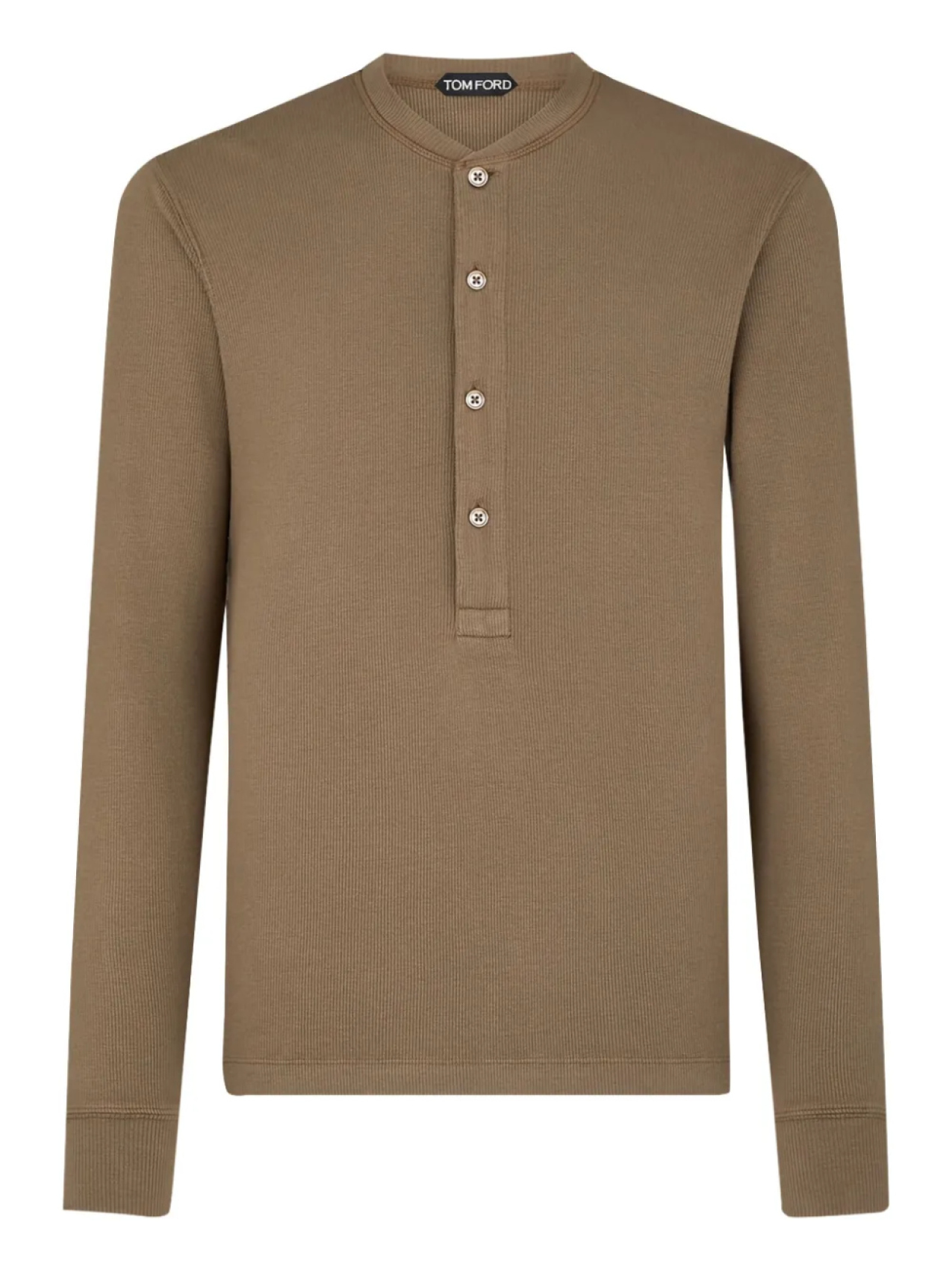 Футболка TOM FORD в рубчик с пуговицами, коричневый
Футболка TOM FORD в рубчик с пуговицами, коричневый