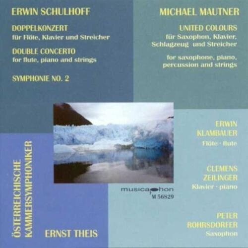 CD диск Schulhoff / Klambauer / Zellinger / Theis: Double Concerto for Flute Piano & Strimgs: Sym 2
CD диск Schulhoff / Klambauer / Zellinger / Theis: Double Concerto for Flute Piano & Strimgs: Sym 2