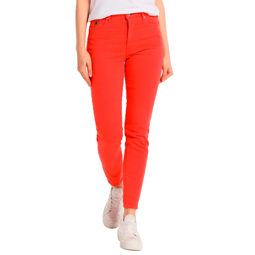 Брюки с высокой талией Lois Jeans 10849, оранжевый
Брюки с высокой талией Lois Jeans 10849, оранжевый