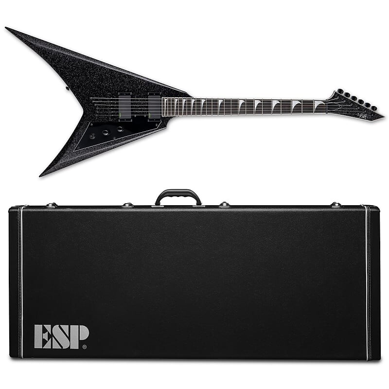 Электрогитара ESP LTD Kirk Hammett KH-V Black Sparkle Electric Guitar + Hard Case - BRAND NEW
Электрогитара ESP LTD Kirk Hammett KH-V Black Sparkle Electric Guitar + Hard Case - BRAND NEW
