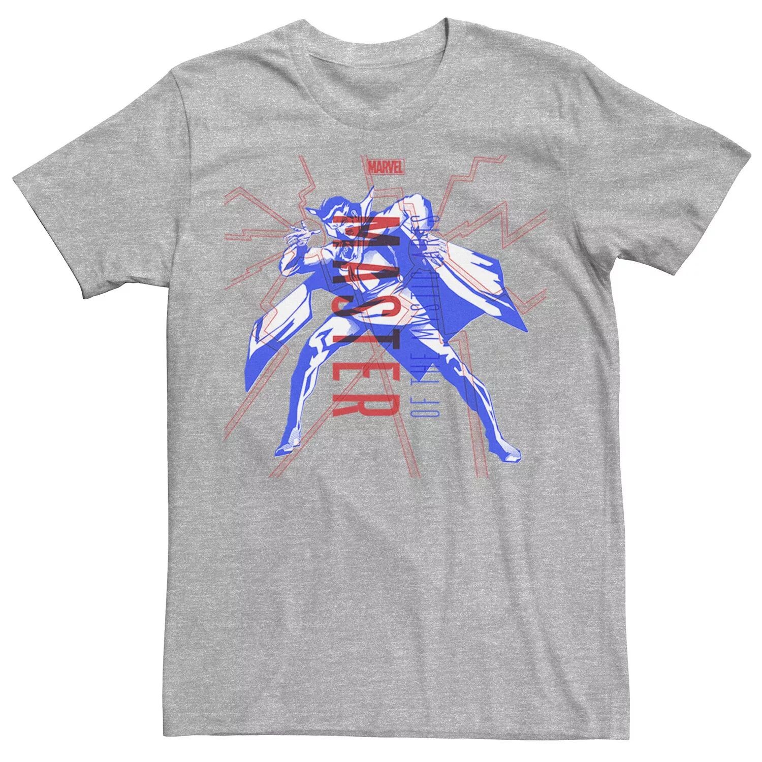 Мужская футболка с ярким плакатом и графическим рисунком «Доктор Стрэндж: Мастер мистических искусств» Marvel
Мужская футболка с ярким плакатом и графическим рисунком «Доктор Стрэндж: Мастер мистических искусств» Marvel