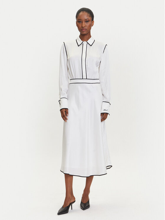 Платье-рубашка regular fit A3W13021 Karl Lagerfeld, экрю
Платье-рубашка regular fit A3W13021 Karl Lagerfeld, экрю