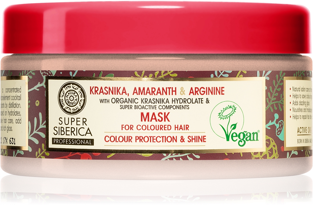 Красника, амарант и аргинин интенсивная маска для окрашенных волос Natura Siberica, 300 мл
Красника, амарант и аргинин интенсивная маска для окрашенных волос Natura Siberica, 300 мл