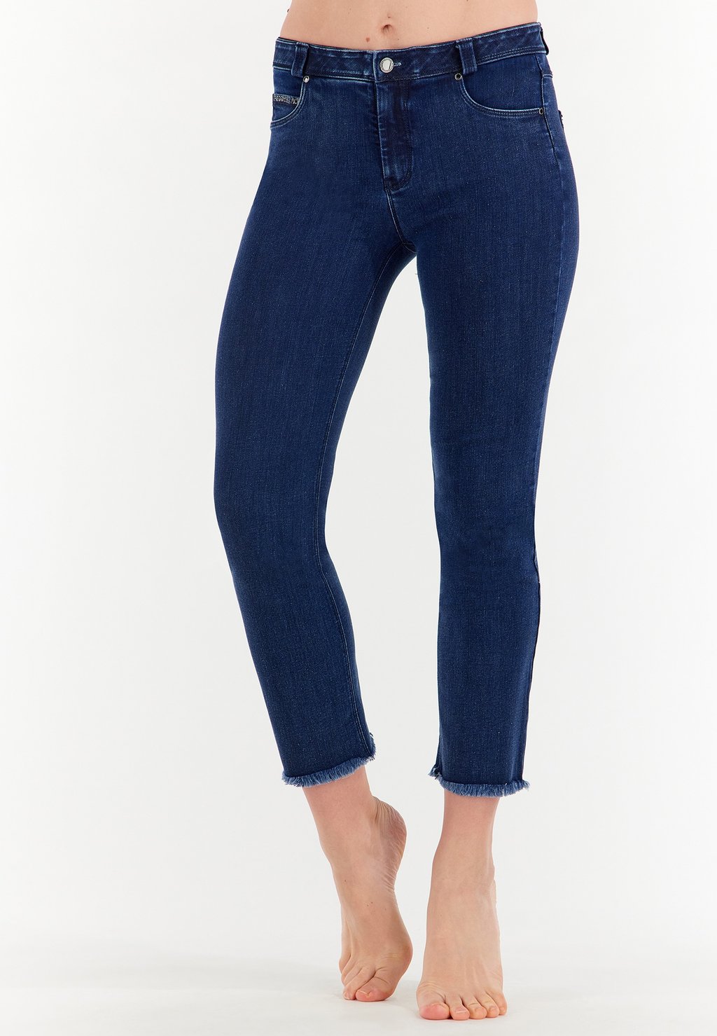 Джинсы облегающего кроя FREDDY CROPPED SVASATI E FONDO SFRANGIATO, металлик синий
Джинсы облегающего кроя FREDDY CROPPED SVASATI E FONDO SFRANGIATO, металлик синий