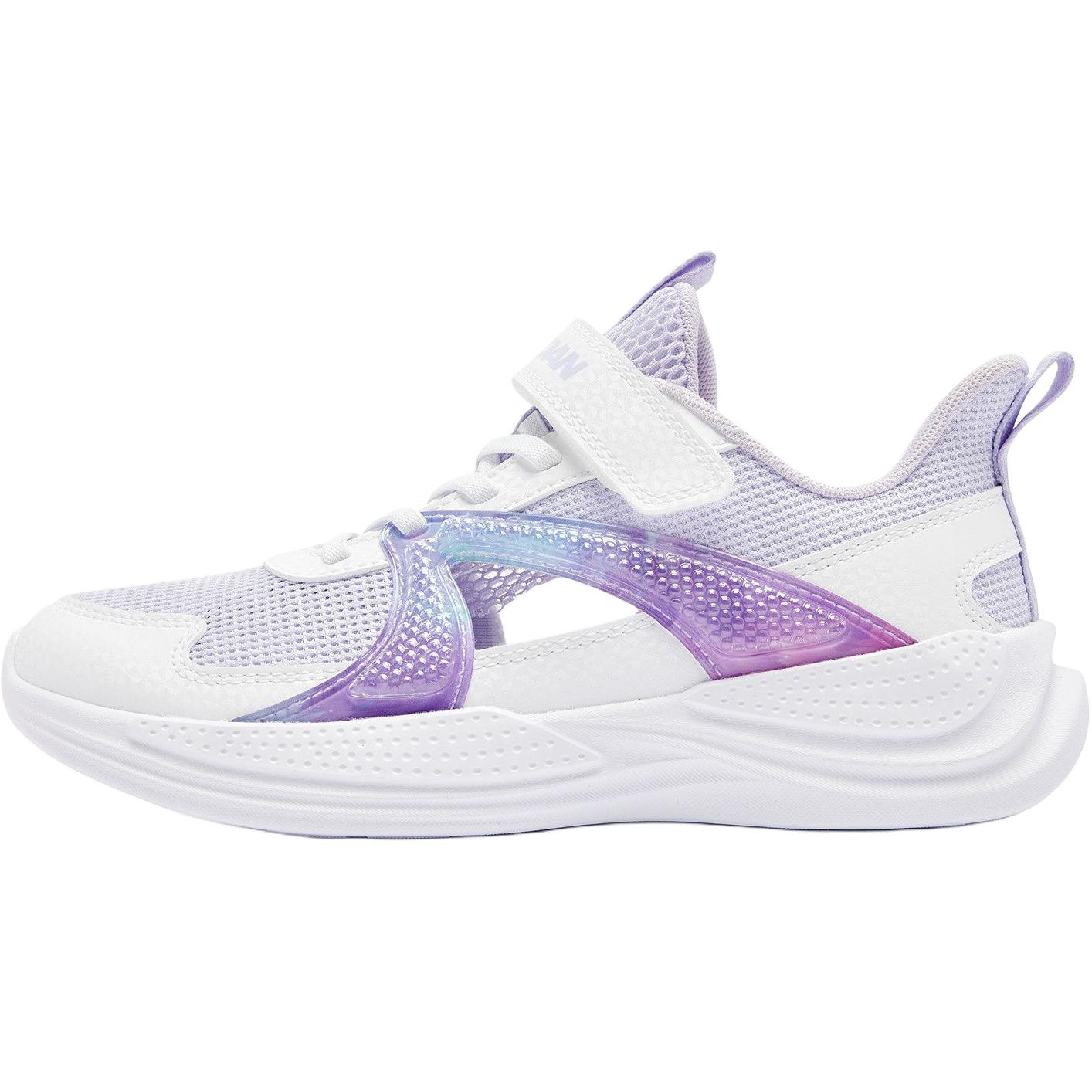 Кроссовки для бега с низким верхом, устойчивые к скольжению, для детей и подростков QIAODAN, фиолетовый/белый 
Кроссовки для бега с низким верхом, устойчивые к скольжению, для детей и подростков QIAODAN, фиолетовый/белый