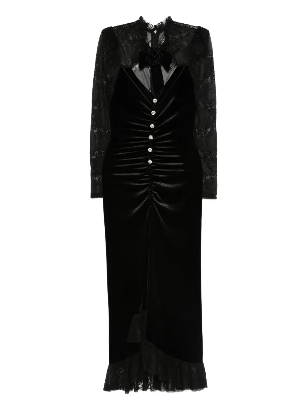 Платье миди с кружевной отделкой NISSA, черный
Платье миди с кружевной отделкой NISSA, черный