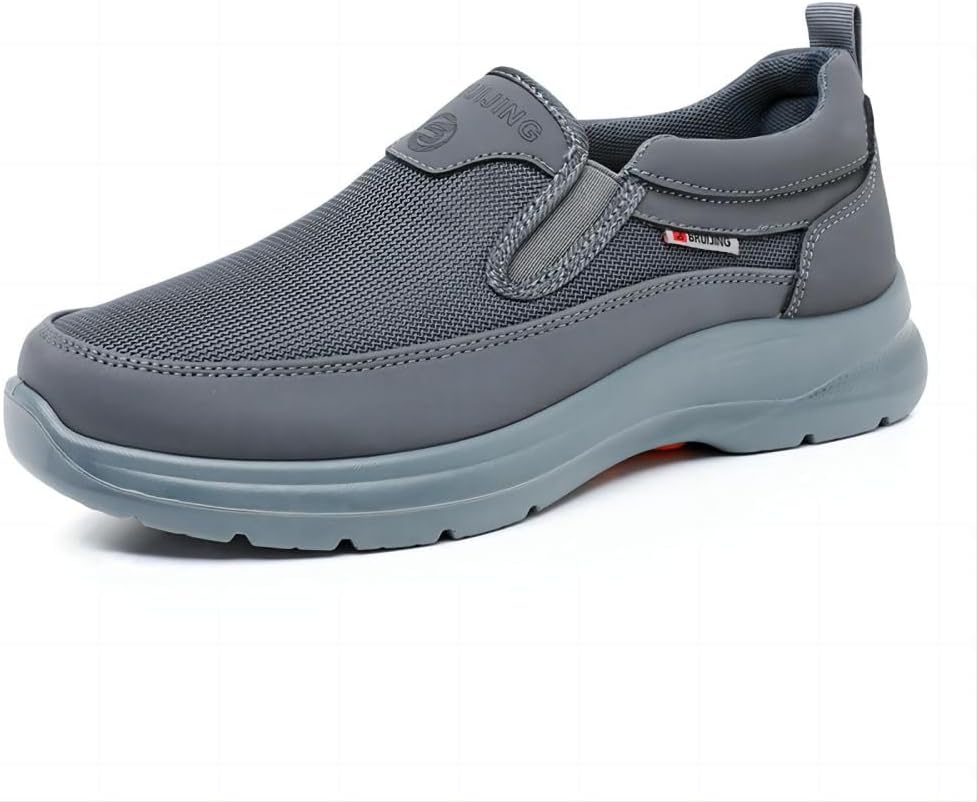 Мужские ортопедические слипоны Asifn Легкие, удобные, дышащие туфли с широкой носочной частью, прогулочные нескользящие кроссовки, серый
Мужские ортопедические слипоны Asifn Легкие, удобные, дышащие туфли с широкой носочной частью, прогулочные нескользящие кроссовки, серый