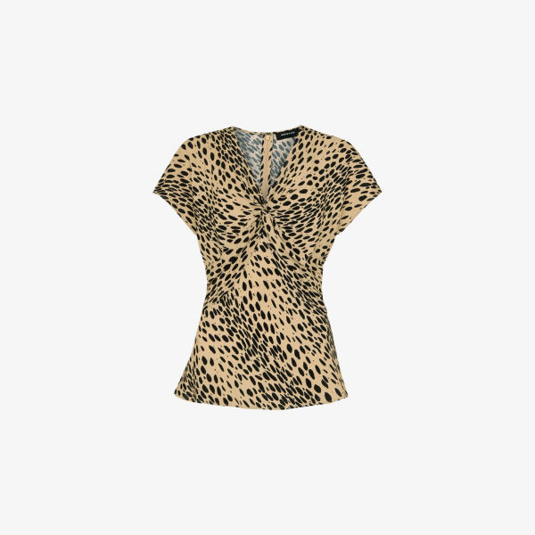Вязаный топ Whistles с V-образным вырезом и леопардовым принтом, мультиколор
Вязаный топ Whistles с V-образным вырезом и леопардовым принтом, мультиколор