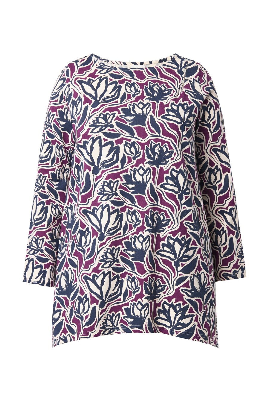 Рубашка Ulla Popken, Berry/Natural White
Рубашка Ulla Popken, Berry/Natural White