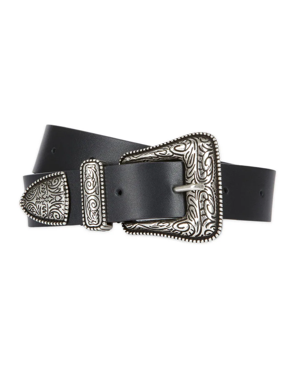 Широкий черный кожаный ремень унисекс The Kooples
Широкий черный кожаный ремень унисекс The Kooples