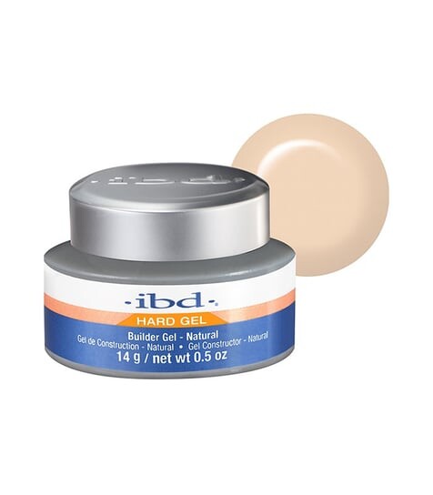 Натуральный строительный гель для укладки ногтей на типсы и шаблоны, 14 г IBD
