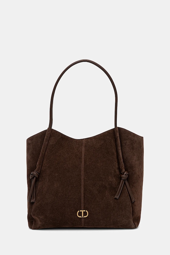 Замшевая сумка Twinset, коричневый
Замшевая сумка Twinset, коричневый