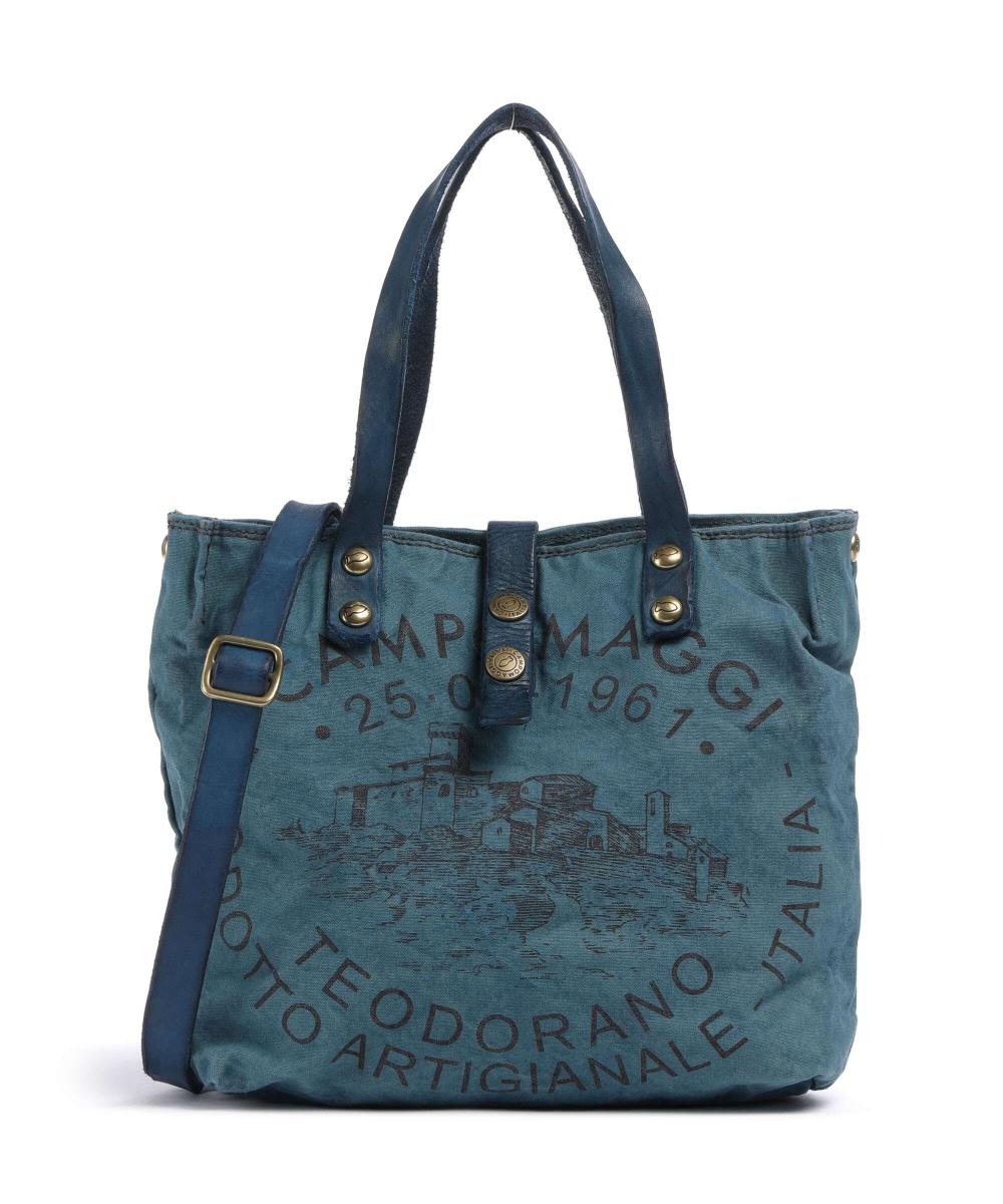 Холст шоппер Campomaggi, синий
Холст шоппер Campomaggi, синий