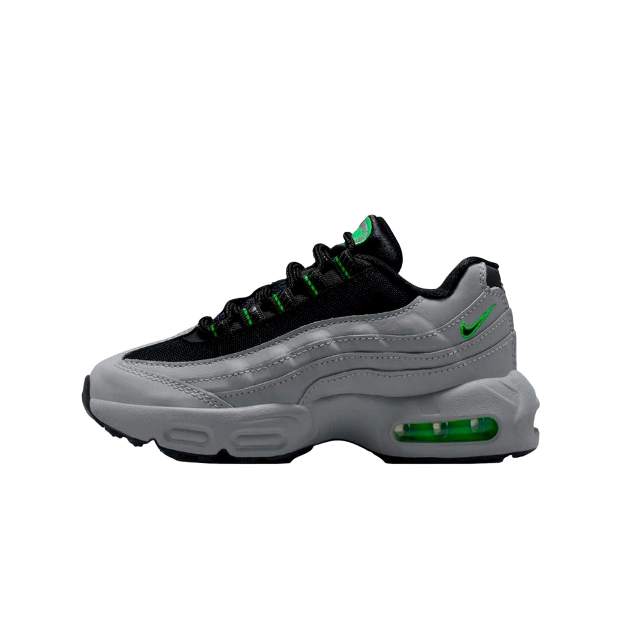 Кроссовки Nike Air Max 95 Recraft Leather, светло-дымчато-серые/черные, HQ6364-012, для дошкольников Nike, серый
Кроссовки Nike Air Max 95 Recraft Leather, светло-дымчато-серые/черные, HQ6364-012, для дошкольников Nike, серый