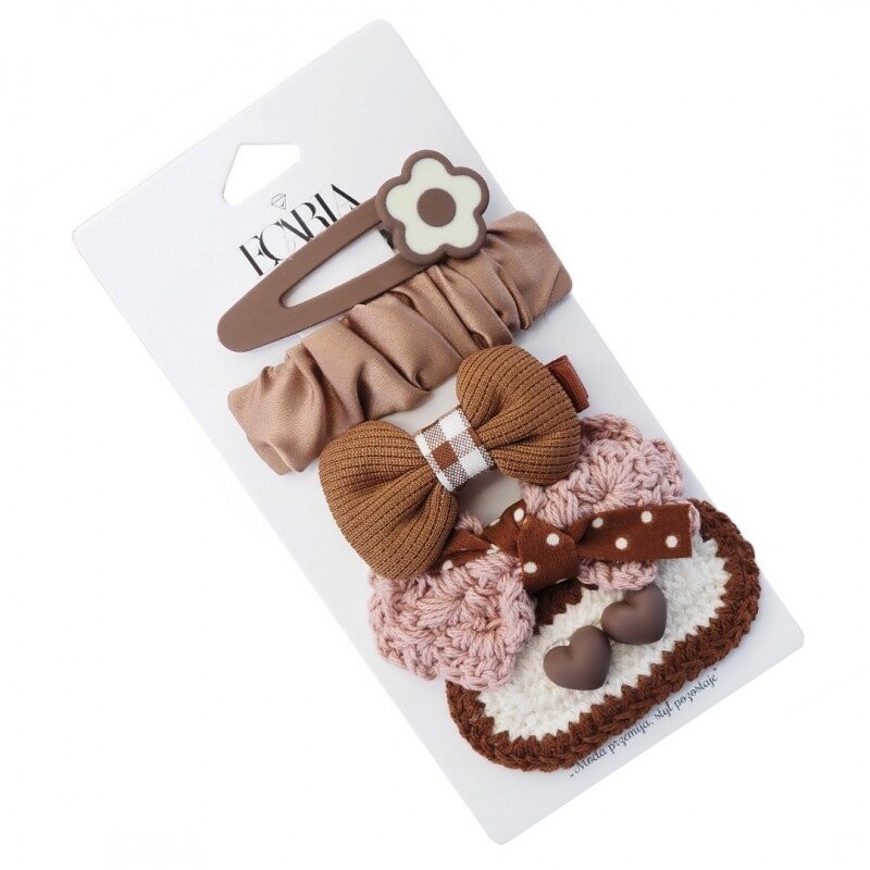 Набор из 5 стильных заколок для волос Sp243 Ecarla
Набор из 5 стильных заколок для волос Sp243 Ecarla