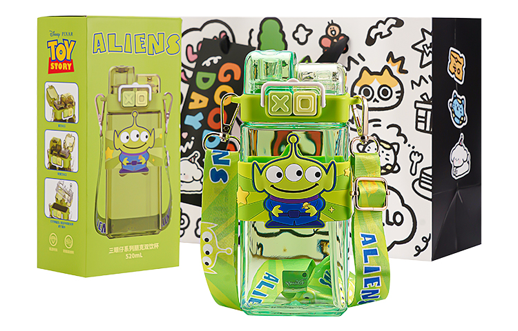 Пластиковые стаканы для воды Disney, Three-Eyed Boy (Cup Brush + Straw Brush + Graffiti Gift Bag)
Пластиковые стаканы для воды Disney, Three-Eyed Boy (Cup Brush + Straw Brush + Graffiti Gift Bag)