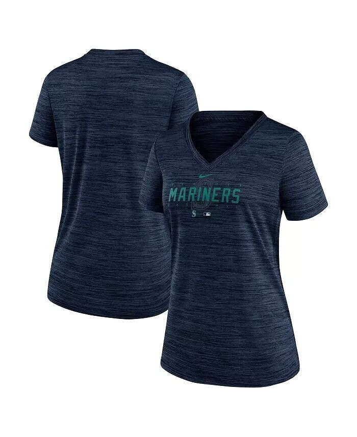 Женская темно-синяя футболка с v-образным вырезом Seattle Mariners Authentic Collection Velocity Practice Performance Nike, синий
Женская темно-синяя футболка с v-образным вырезом Seattle Mariners Authentic Collection Velocity Practice Performance Nike, синий