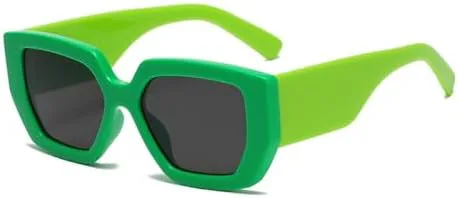 Винтажные квадратные солнцезащитные очки для женщин и мужчин, с широкими дужками и крупной оправой, черные и зеленые, с защитой от УФ-излучения UV400 MTZJH, Green
Винтажные квадратные солнцезащитные очки для женщин и мужчин, с широкими дужками и крупной оправой, черные и зеленые, с защитой от УФ-излучения UV400 MTZJH, Green