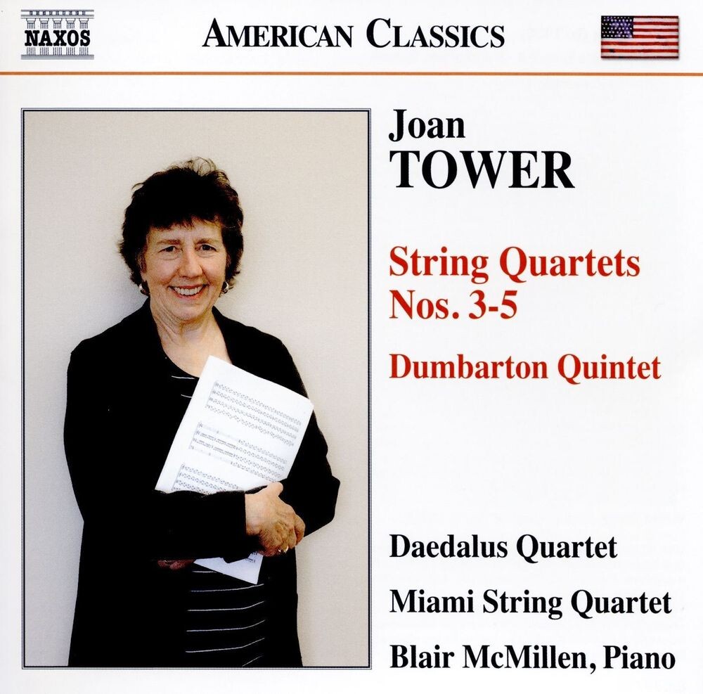 Диск CD Tower: String Quartets, Nos. 3-5 & Dumbarton Quintet - Joan Tower
Диск CD Tower: String Quartets, Nos. 3-5 & Dumbarton Quintet - Joan Tower