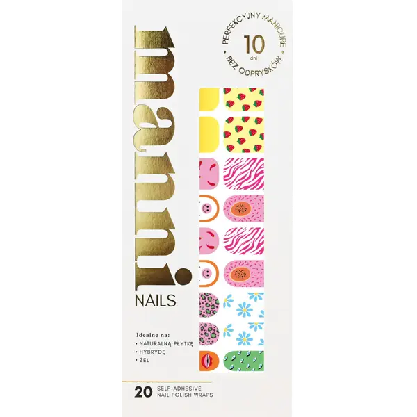 Самоклеящийся лак для ногтей You Rock!, 20 шт./1 упаковка. Manni Nails
Самоклеящийся лак для ногтей You Rock!, 20 шт./1 упаковка. Manni Nails