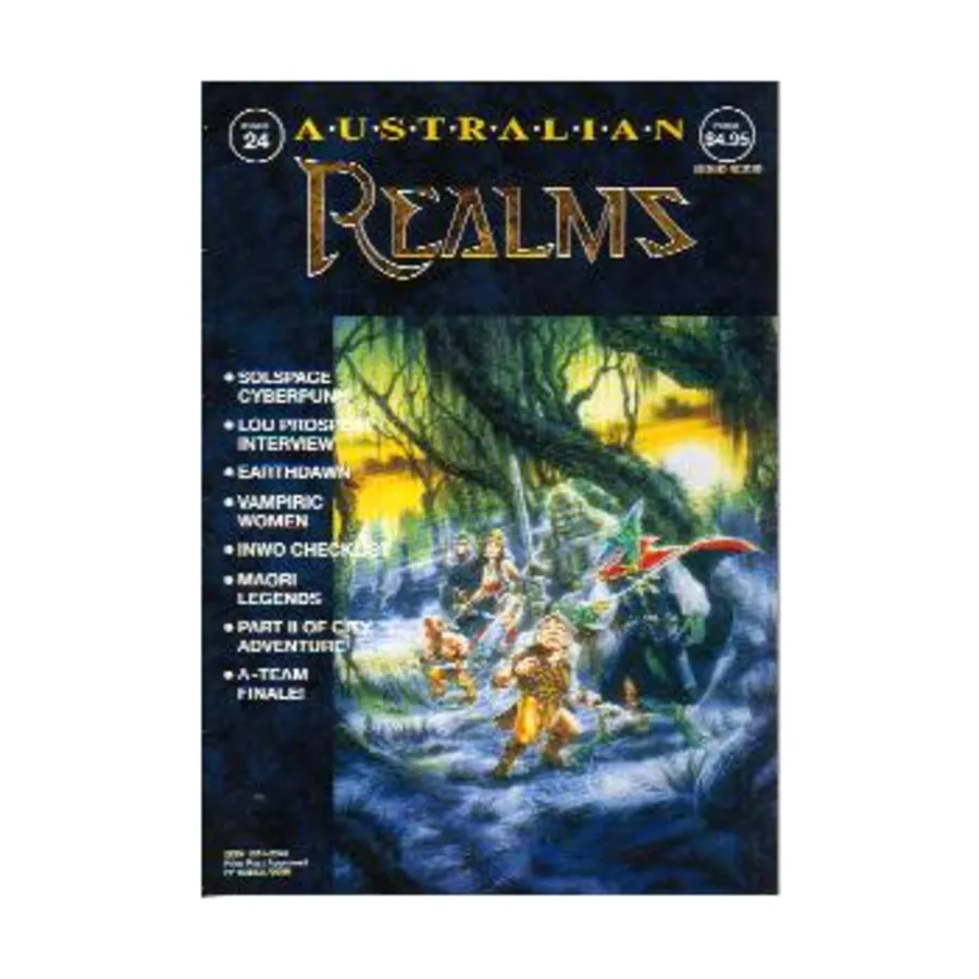 Журнал #24 "Vangre Aflame" Conclusion, Australian Realms Magazine
Журнал #24 "Vangre Aflame" Conclusion, Australian Realms Magazine