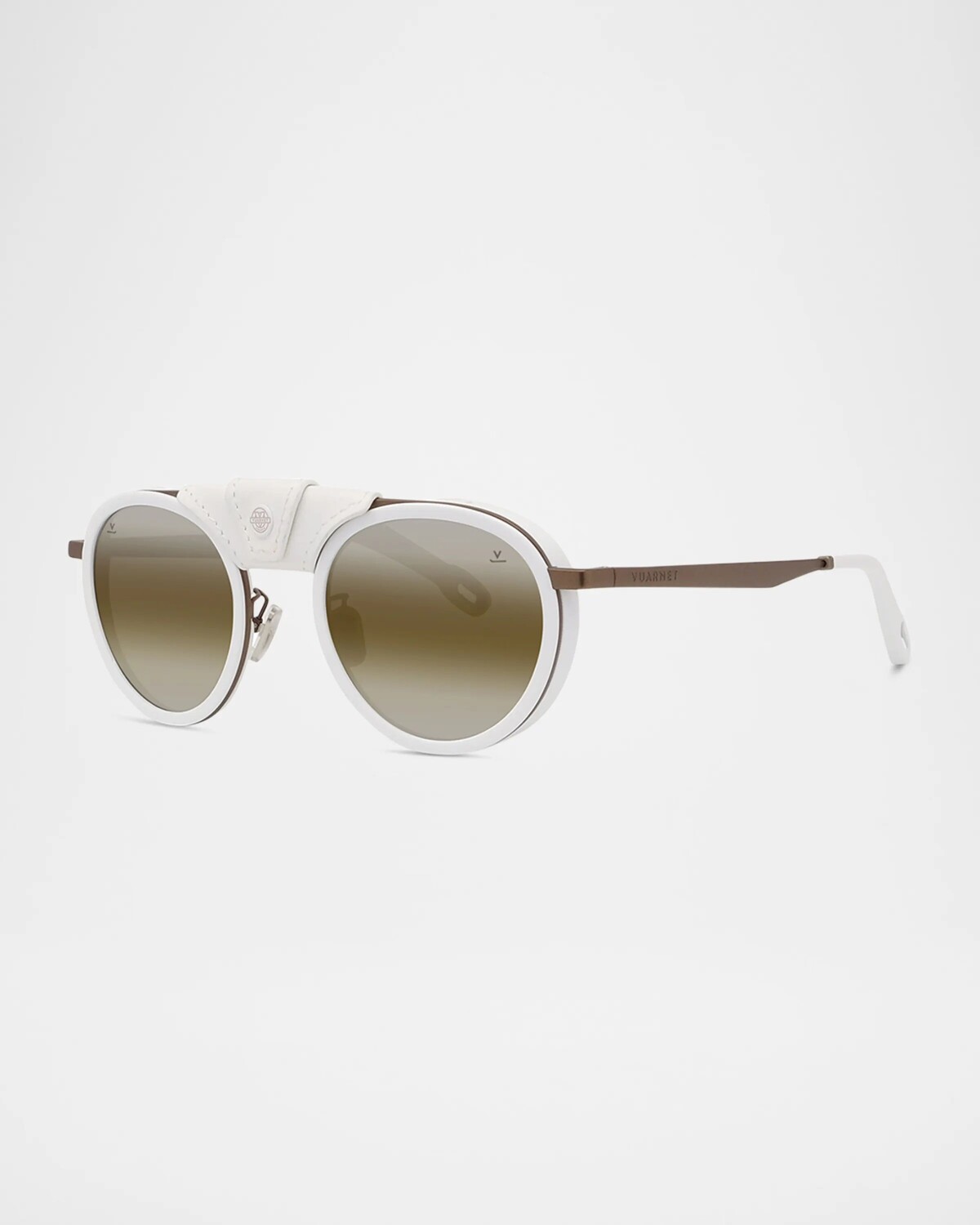 Мужские титановые круглые солнцезащитные очки Glacier 01 с боковыми щитками и шнурком Vuarnet, цвет White Green Mirror
Мужские титановые круглые солнцезащитные очки Glacier 01 с боковыми щитками и шнурком Vuarnet, цвет White Green Mirror