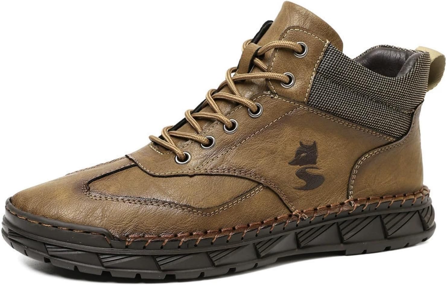 Мужские ботинки на щиколотку из искусственной кожи, комфортные, ручной работы, широкие, водонепроницаемые, с высоким верхом, на плоской подошве, модная обувь для вождения, работы и походов Xjypuu2, хаки
Мужские ботинки на щиколотку из искусственной кожи, комфортные, ручной работы, широкие, водонепроницаемые, с высоким верхом, на плоской подошве, модная обувь для вождения, работы и походов Xjypuu2, хаки