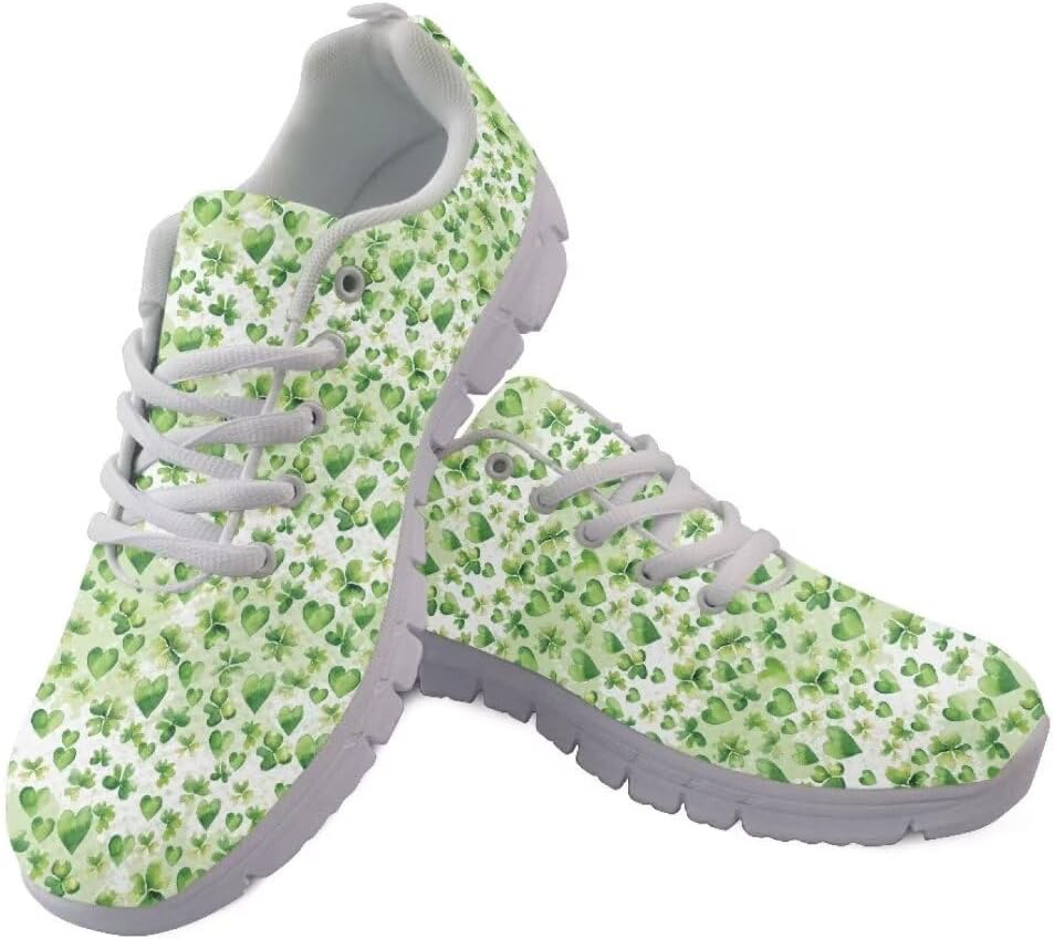 Кроссовки Jeiento Fashion ко Дню Святого Патрика для женщин и мужчин, противоскользящие, для бега и тенниса на улице, дышащие сетчатые, удобные для путешествий и повседневной ходьбы, зеленый
Кроссовки Jeiento Fashion ко Дню Святого Патрика для женщин и мужчин, противоскользящие, для бега и тенниса на улице, дышащие сетчатые, удобные для путешествий и повседневной ходьбы, зеленый