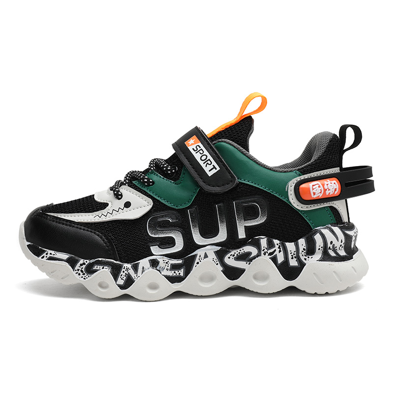 Дышащие, нескользящие и износостойкие низкие повседневные кроссовки для детей FIRS Kids, черный/зеленый
Дышащие, нескользящие и износостойкие низкие повседневные кроссовки для детей FIRS Kids, черный/зеленый