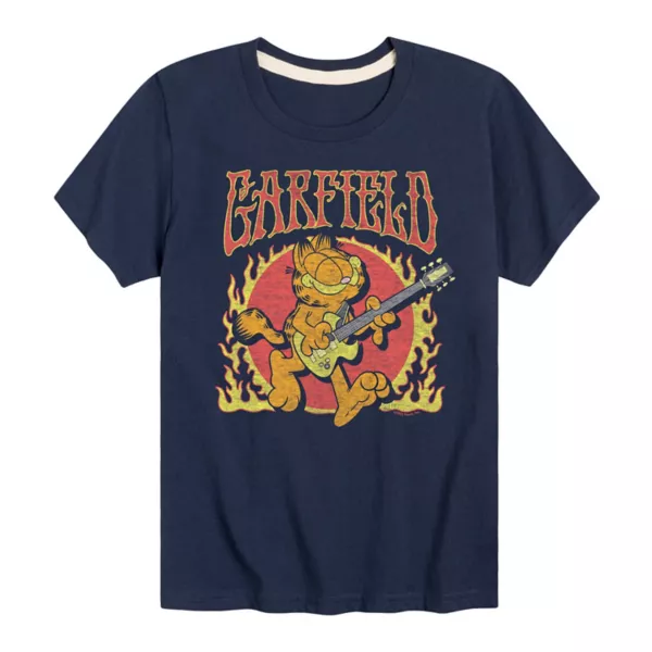 Футболка для мальчиков 8-20 лет с принтом Garfield и огненными языками Licensed Character, синий
Футболка для мальчиков 8-20 лет с принтом Garfield и огненными языками Licensed Character, синий