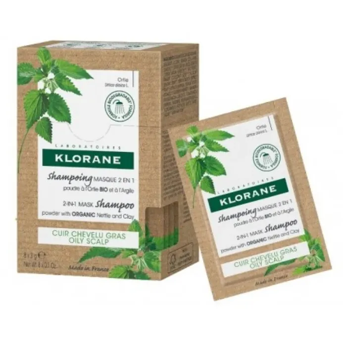 Klorane Шампунь-маска 2 в 1, органическая крапива и глина, 8 однодозовых пакетиков для жирных волос
Klorane Шампунь-маска 2 в 1, органическая крапива и глина, 8 однодозовых пакетиков для жирных волос