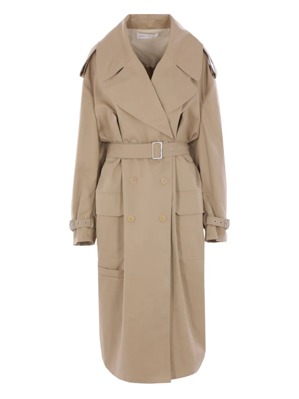 Тренч с поясом и цепочкой Niccolò Pasqualetti, нейтральный
Тренч с поясом и цепочкой Niccolò Pasqualetti, нейтральный