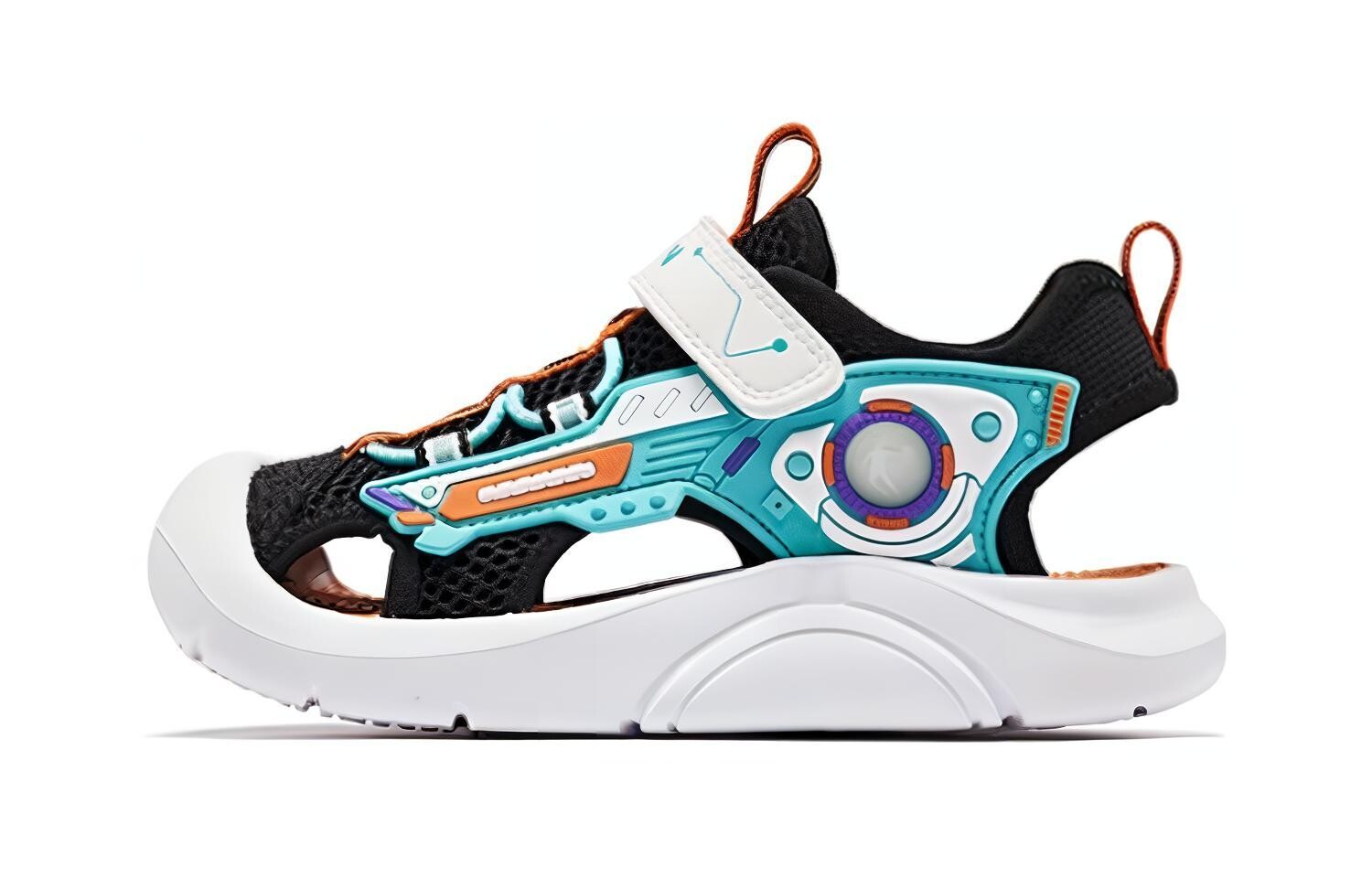 Детские сандалии PS Черный/зеленый Qiaodan
Детские сандалии PS Черный/зеленый Qiaodan