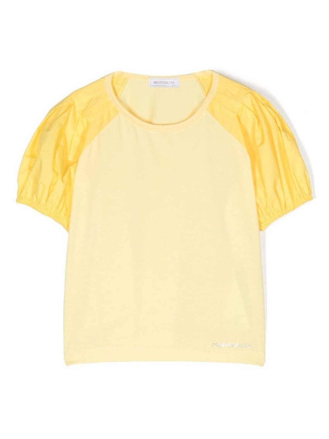 Monnalisa футболка с логотипом и стразами, желтый
Monnalisa футболка с логотипом и стразами, желтый