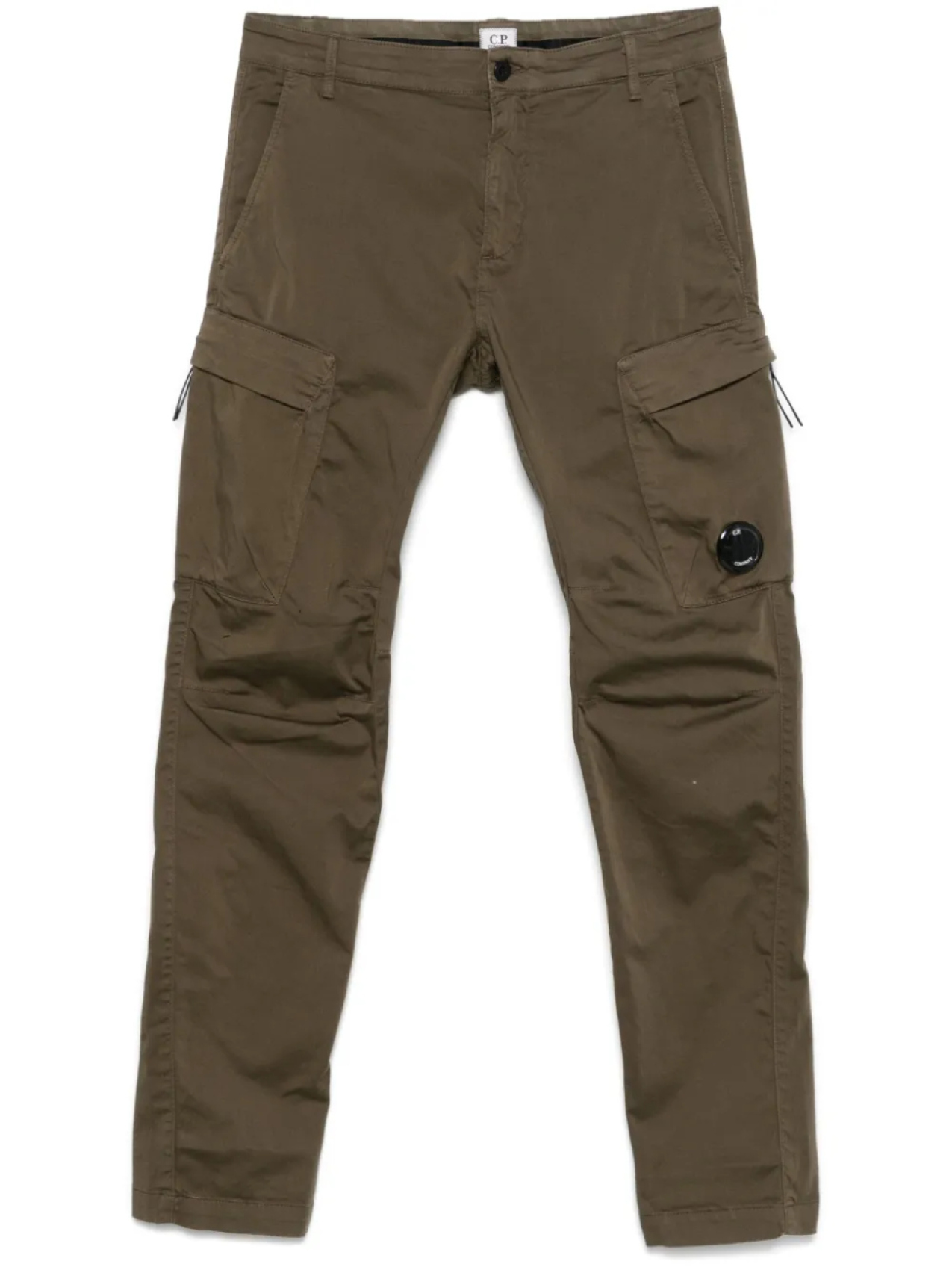 Брюки карго эргономичные CP Company Sateen C.P. Company, зеленый 
Брюки карго эргономичные CP Company Sateen C.P. Company, зеленый