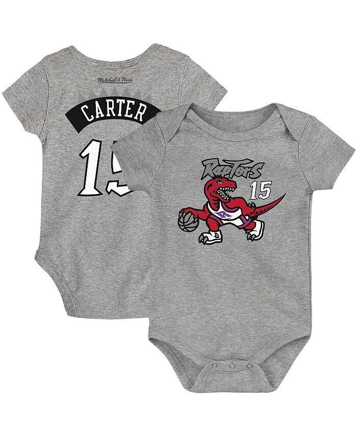 Боди Vince Carter Heathered Grey Toronto Raptors для новорожденных из твердой древесины, классическое боди с именем и номером Mitchell & Ness, серый
Боди Vince Carter Heathered Grey Toronto Raptors для новорожденных из твердой древесины, классическое боди с именем и номером Mitchell & Ness, серый