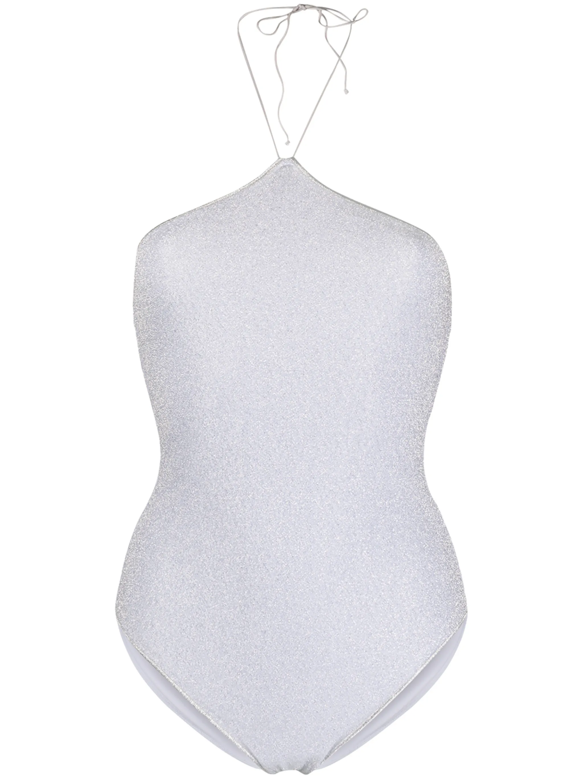 Слитный купальник с эффектом металлик и вырезом халтер Oséree, серебристый
Слитный купальник с эффектом металлик и вырезом халтер Oséree, серебристый