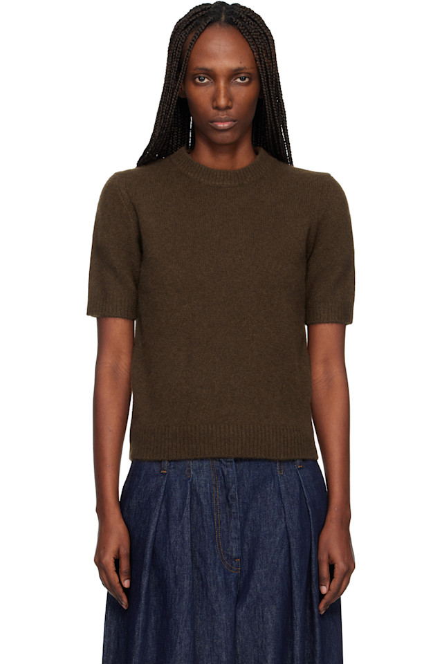 Arch4 Коричневый свитер с круглым вырезом Giselle
Arch4 Коричневый свитер с круглым вырезом Giselle