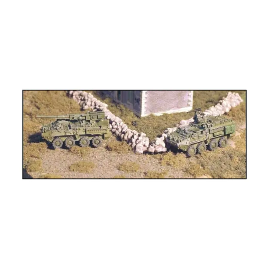 M1128 Stryker MGS и FSV, Modern Micro Armour - United States - Strykers & LAV's (1:285)
M1128 Stryker MGS и FSV, Modern Micro Armour - United States - Strykers & LAV's (1:285)