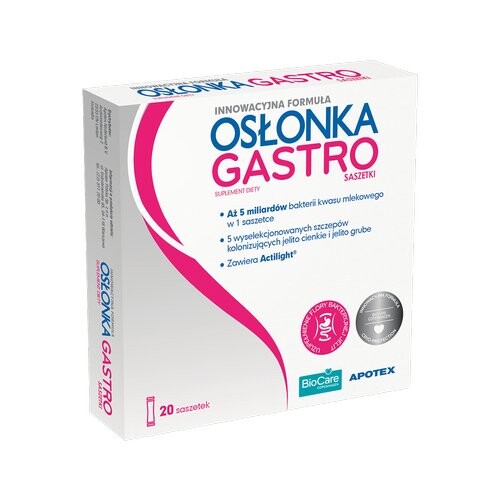 Apotex, Гастрооболочка, 20 пакетиков
Apotex, Гастрооболочка, 20 пакетиков