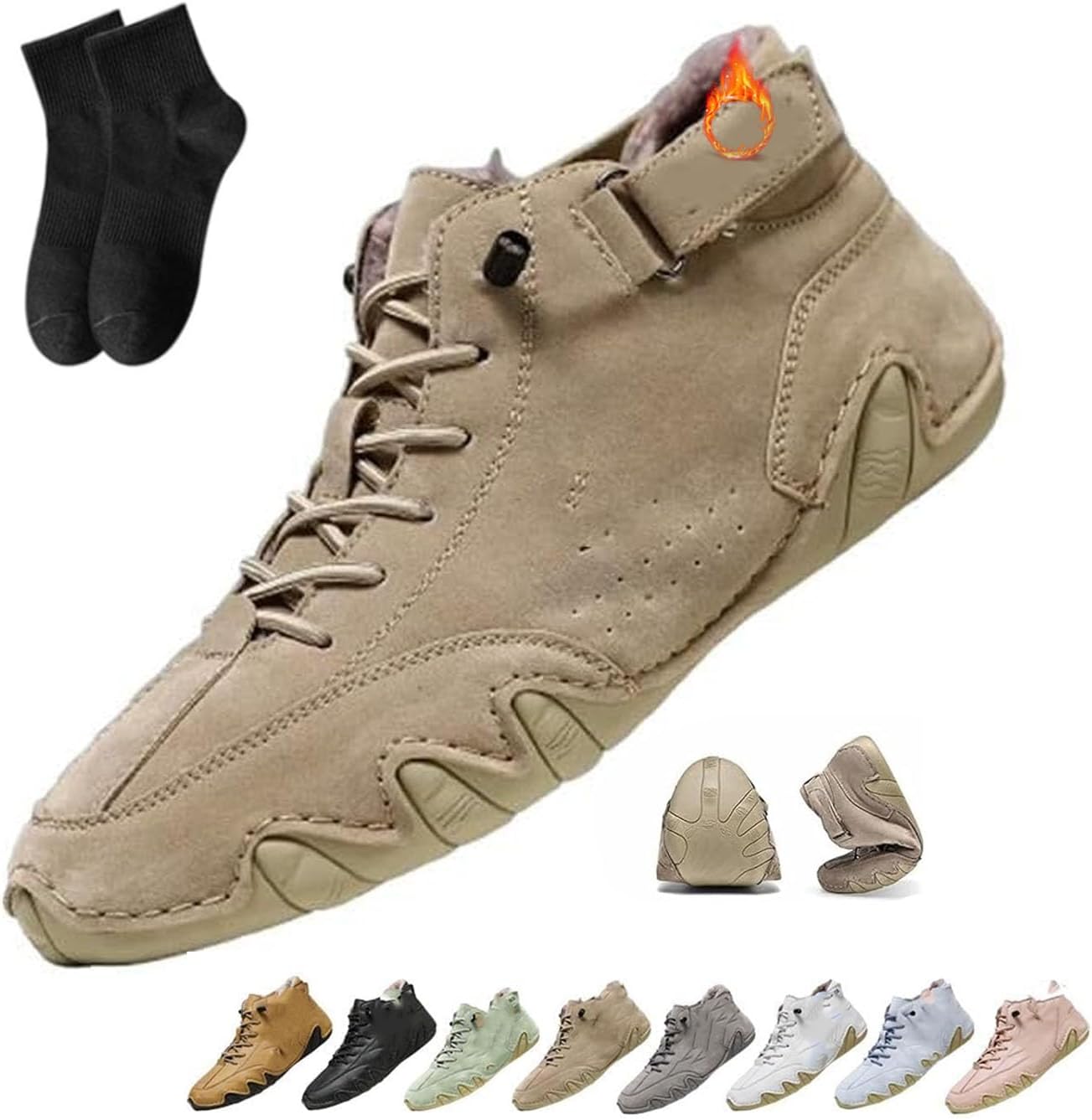 Мужские ручные премиальные кожаные слипоны для вождения NoworFewer, водонепроницаемые и дышащие, ортопедическая обувь, зимние ботинки с флисом, теплые снежные сапоги, удобные прогулочные кроссовки, хаки
Мужские ручные премиальные кожаные слипоны для вождения NoworFewer, водонепроницаемые и дышащие, ортопедическая обувь, зимние ботинки с флисом, теплые снежные сапоги, удобные прогулочные кроссовки, хаки