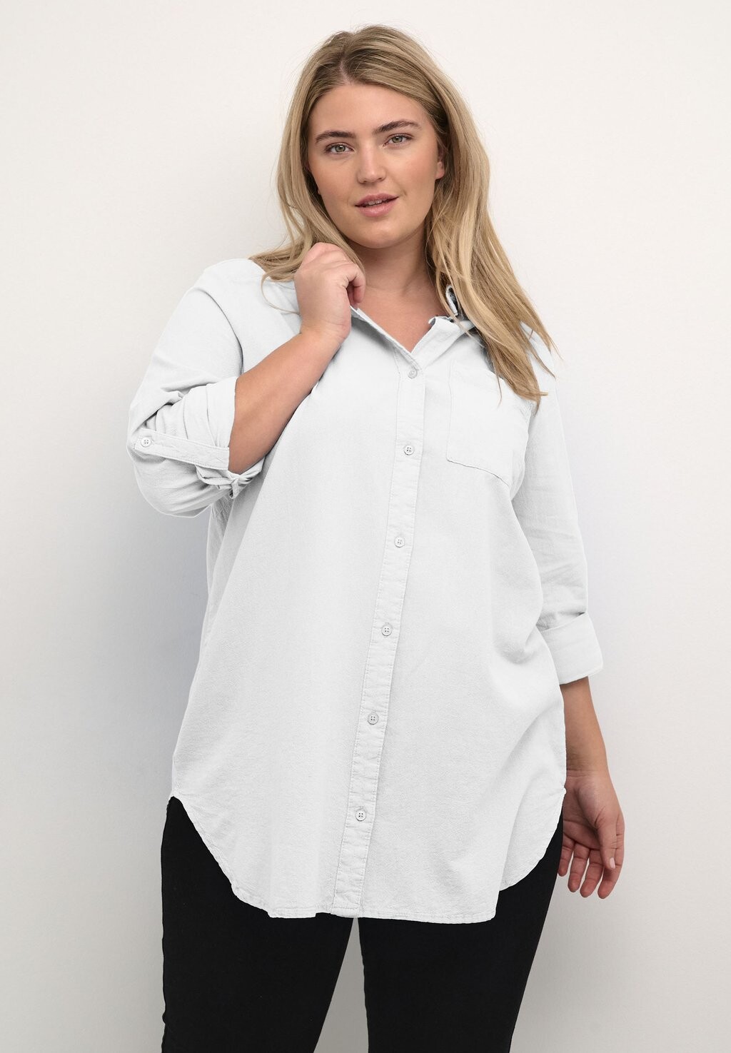 Блузка-рубашка Kaffe Curve, цвет chalk
Блузка-рубашка Kaffe Curve, цвет chalk