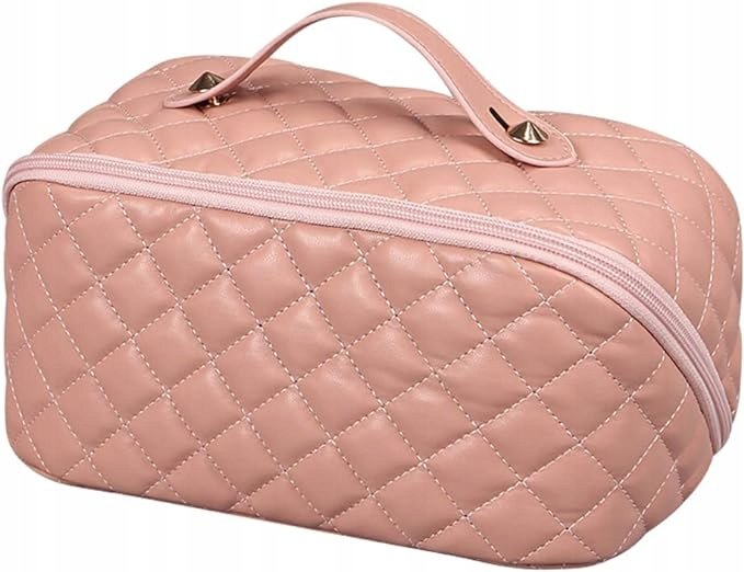 Стеганая косметичка с ручкой-молнией из искусственной кожи розового цвета Inna marka
Стеганая косметичка с ручкой-молнией из искусственной кожи розового цвета Inna marka