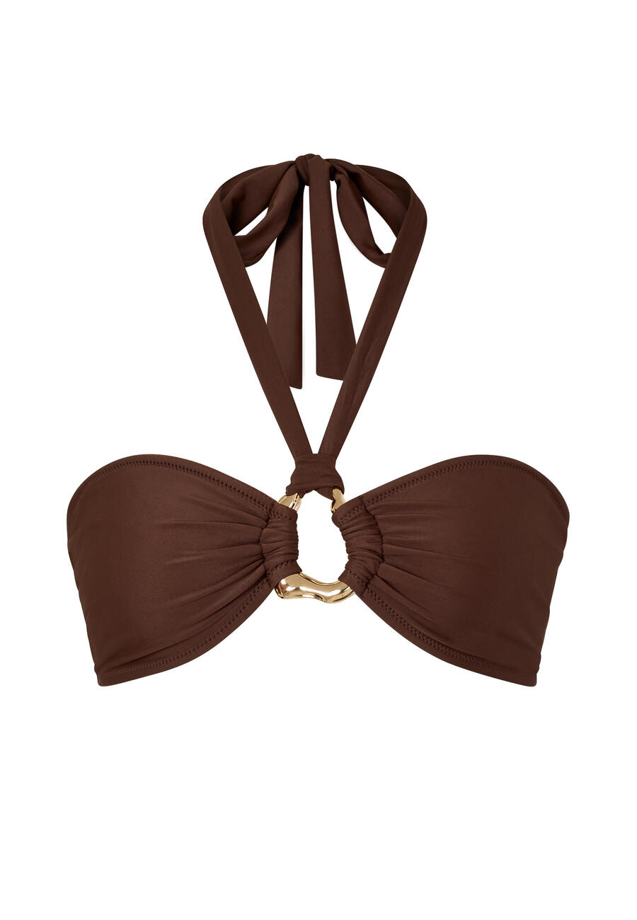 MODA MINX Верх бикини с нестандартными кольцами
MODA MINX Верх бикини с нестандартными кольцами