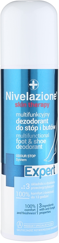 Nivelazione expert спрей-дезодорант для ног и обуви Ideepharm, 150 мл
Nivelazione expert спрей-дезодорант для ног и обуви Ideepharm, 150 мл