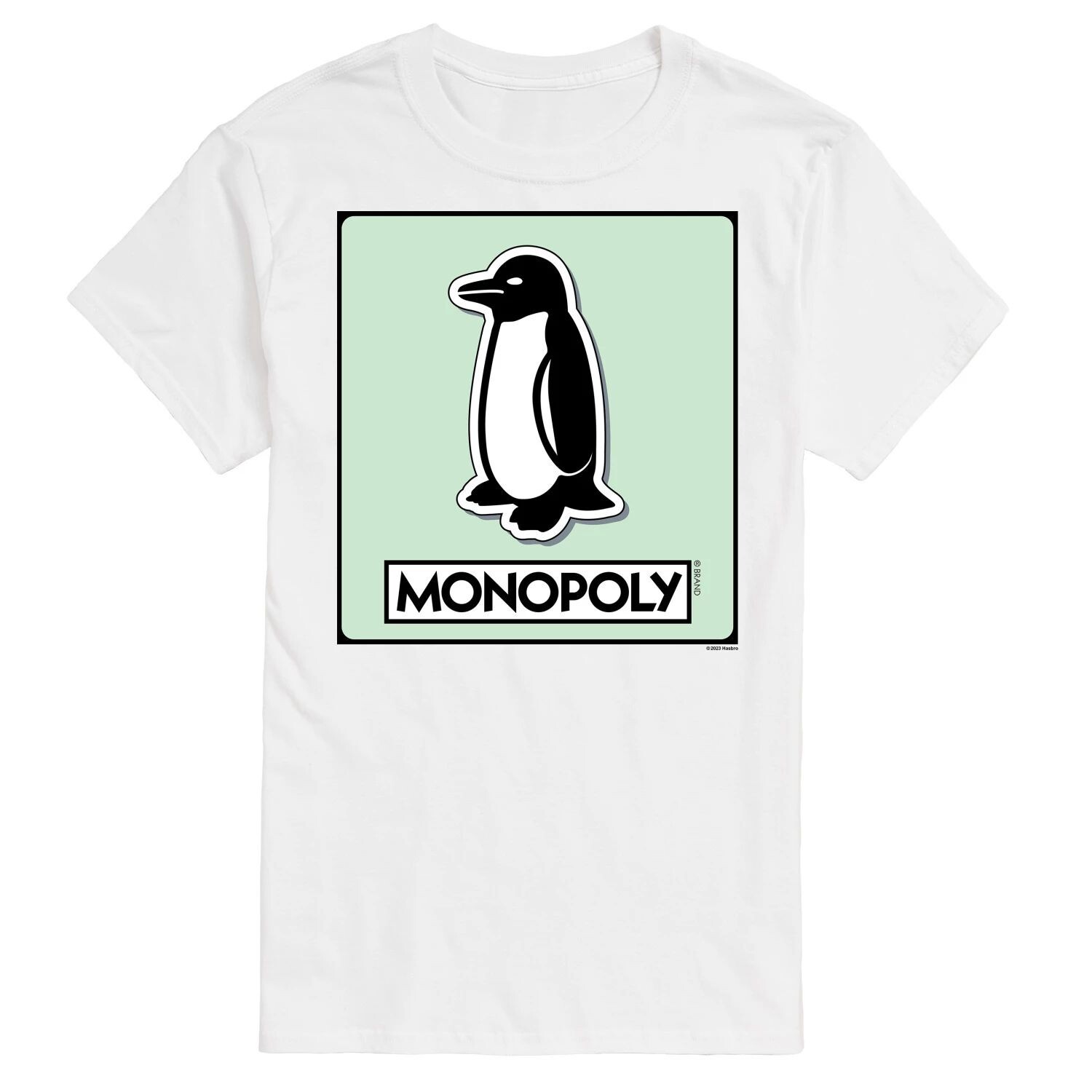 Футболка с изображением жетона игры Big & Tall Monopoly Penguin Licensed Character, белый
Футболка с изображением жетона игры Big & Tall Monopoly Penguin Licensed Character, белый