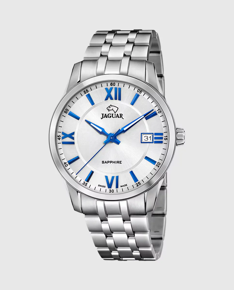 J964/1 Acamar мужские часы из серебряной стали Jaguar, серебряный
J964/1 Acamar мужские часы из серебряной стали Jaguar, серебряный