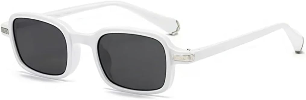 Ретро прямоугольные женские солнцезащитные очки, модные прозрачные линзы с градиентом цвета океана, защита от УФ-излучения UV400, мужские очки с заклепками VFDHN, White Black
Ретро прямоугольные женские солнцезащитные очки, модные прозрачные линзы с градиентом цвета океана, защита от УФ-излучения UV400, мужские очки с заклепками VFDHN, White Black