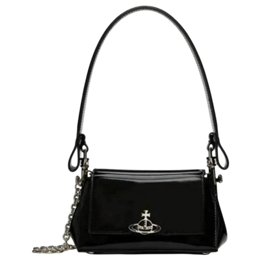 Vivienne Westwood Кожаная сумка через плечо для женщин черная
Vivienne Westwood Кожаная сумка через плечо для женщин черная