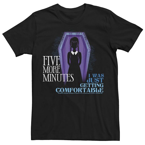 Футболка Big & Tall Wednesday Five More Minutes Licensed Character
Футболка Big & Tall Wednesday Five More Minutes Licensed Character